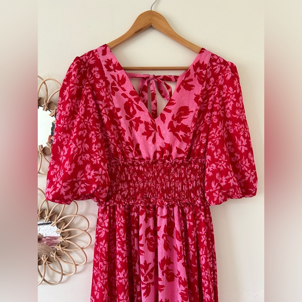Taylor Puff Sleeve Maxi Dress
